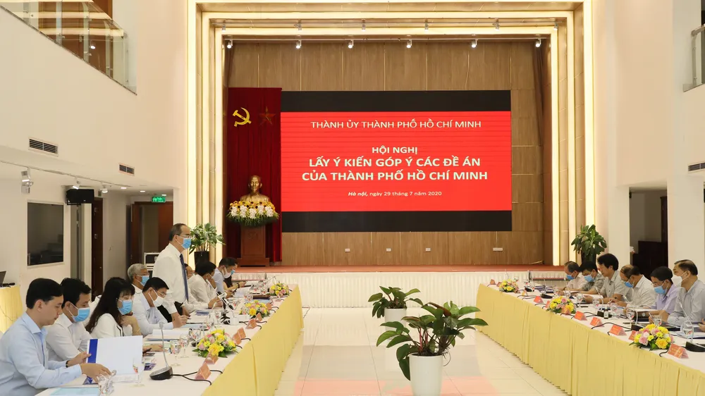 Hội nghị ngày 29-7. Ảnh: QUANG PHÚC