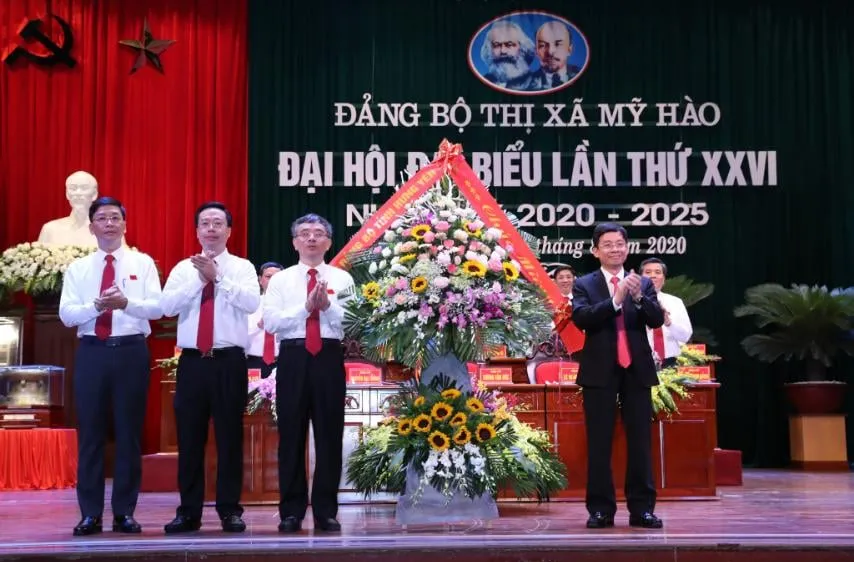 Đại hội Đảng bộ Thị xã Mỹ Hào, tỉnh Hưng Yên