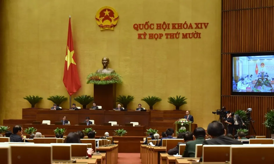  Quốc hội khóa XIV khai mạc trọng thể kỳ họp thứ 10, ảnh QUANG PHÚC