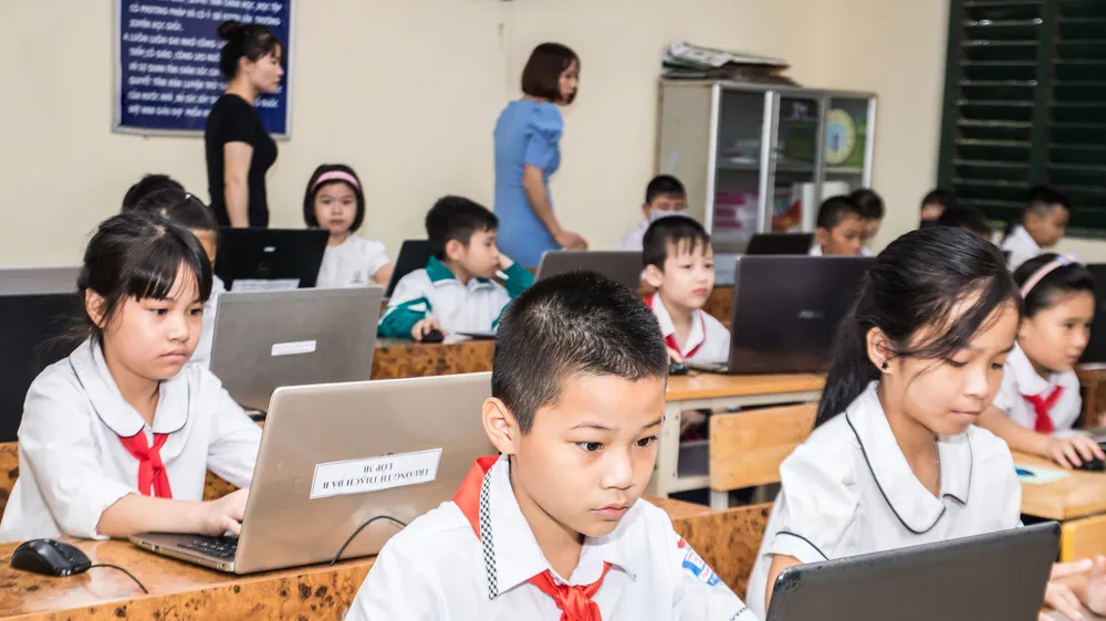 Học sinh thi ​Đấu trường Toán học VioEdu