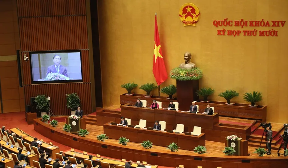 Quốc hội chiều 17-11. Ảnh: QUANG PHÚC