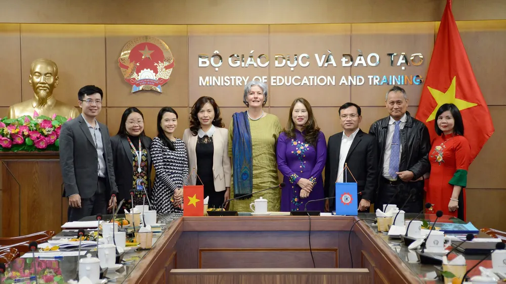 Các đại biểu Việt Nam tham dự Hội nghị trực tuyến của Tổ chức Bộ trưởng Giáo dục các nước Đông Nam Á 