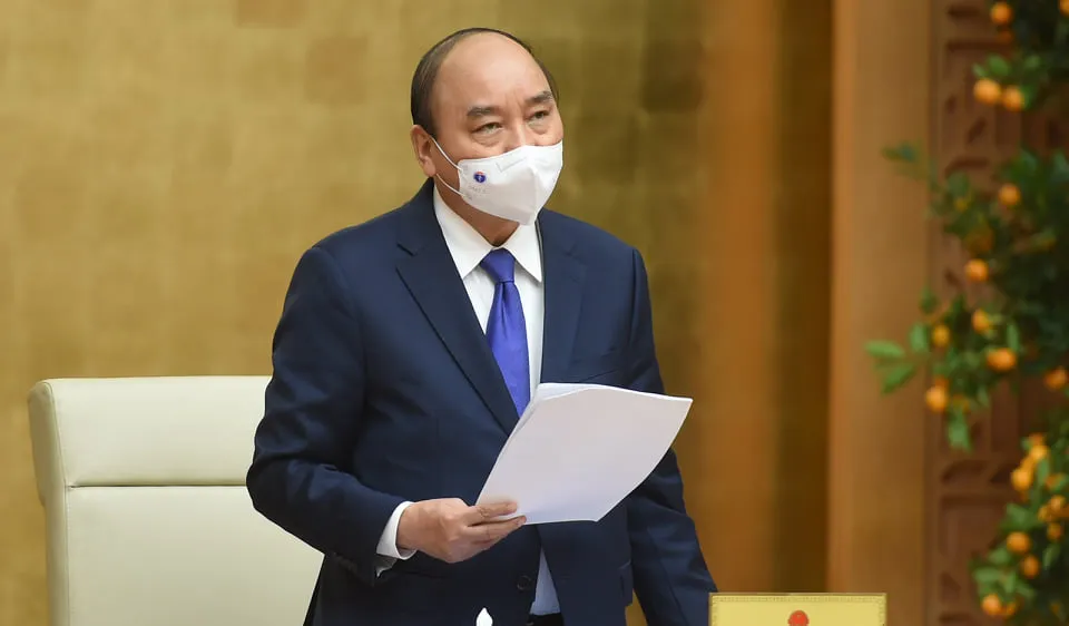 Thủ tướng chủ trì cuộc họp chiều mùng 4 tết. Ảnh: VIẾT CHUNG