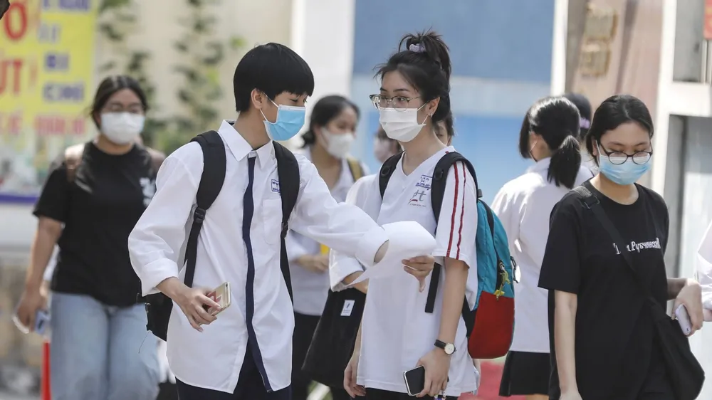 Thí sinh cả nước đang thi tốt nghiệp THPT 2021. Ảnh: QUANG PHÚC