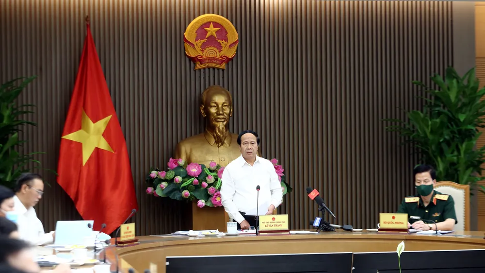 Phó Thủ tướng Lê Văn Thành chủ trì cuộc họp 