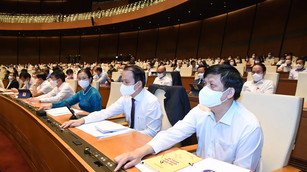 Họp Quốc hội ngày 28-7. ẢNH: QUANG PHÚC