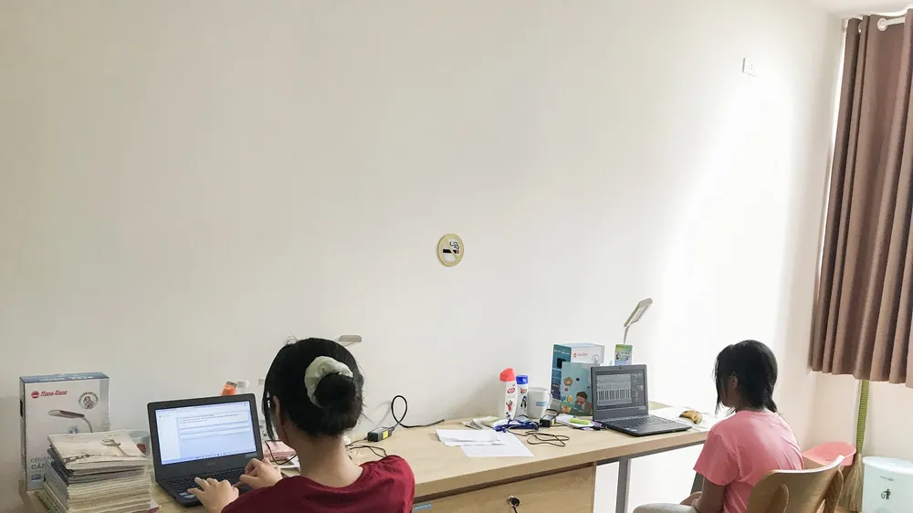 Hình ảnh các em học sinh ở Trường Hy Vọng