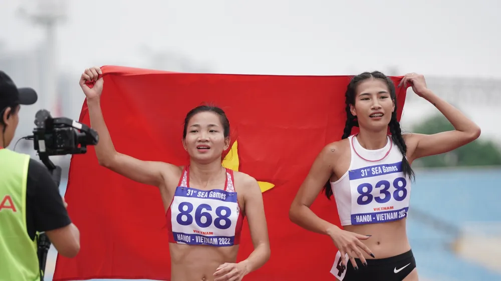 Vận động viên đạt thành tích cao tại SEA Games 31. Ảnh: ĐỖ TRUNG