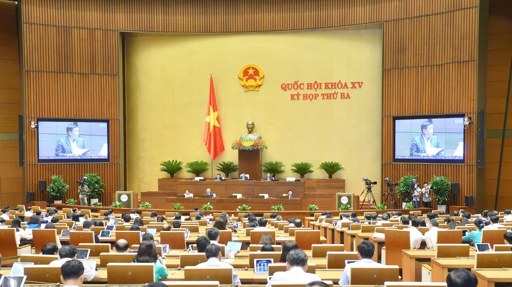 Quang cảnh phiên họp chiều 2-6. Ảnh: QUANG PHÚC