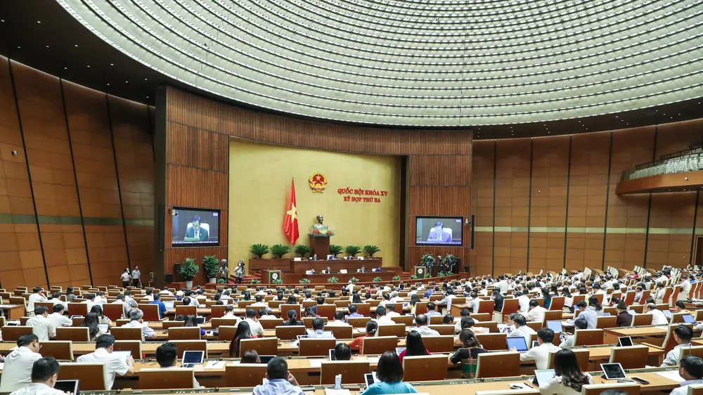 Phiên họp Quốc hội chiều 13-6: Ảnh: QUANG PHÚC