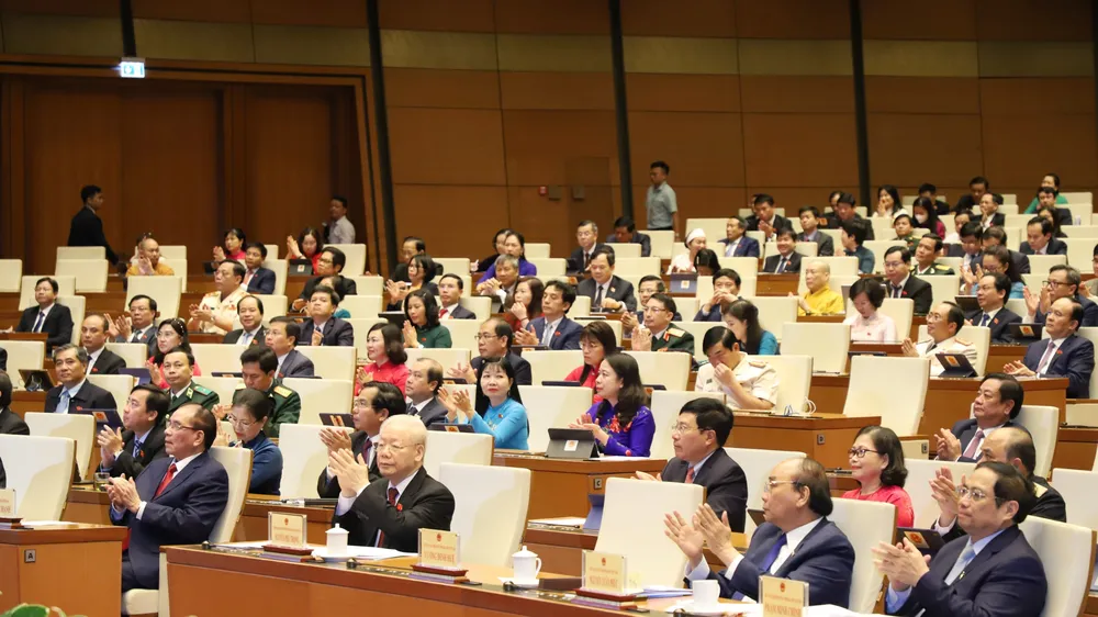 Kỳ họp thứ ba Quốc hội khóa XV. ẢNH: QUANG PHÚC