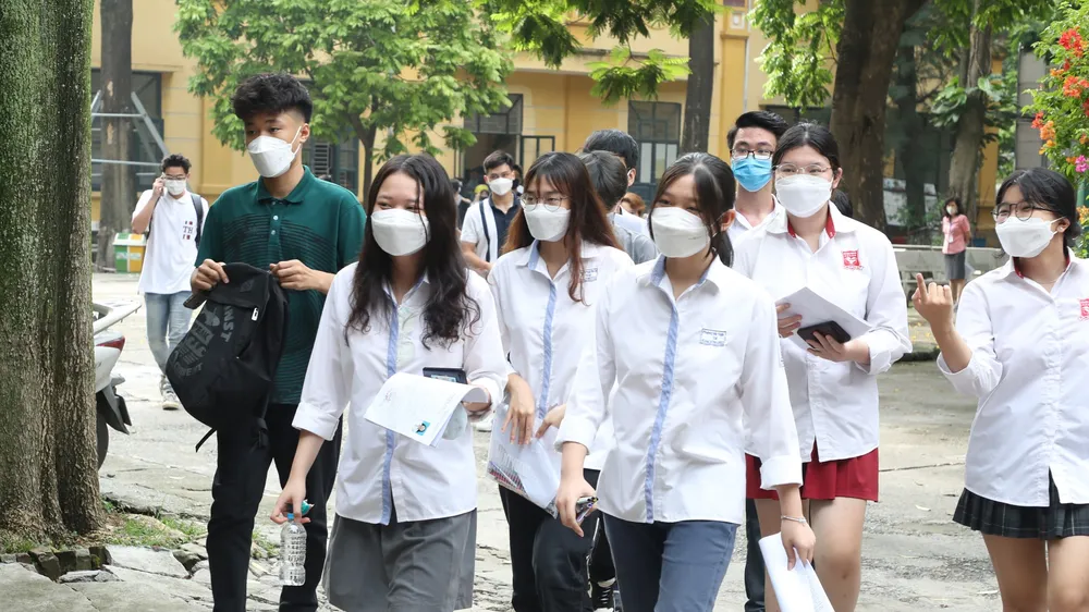 Thí sinh dự thi tốt nghiệp THPT 2022. Ảnh: QUANG PHÚC