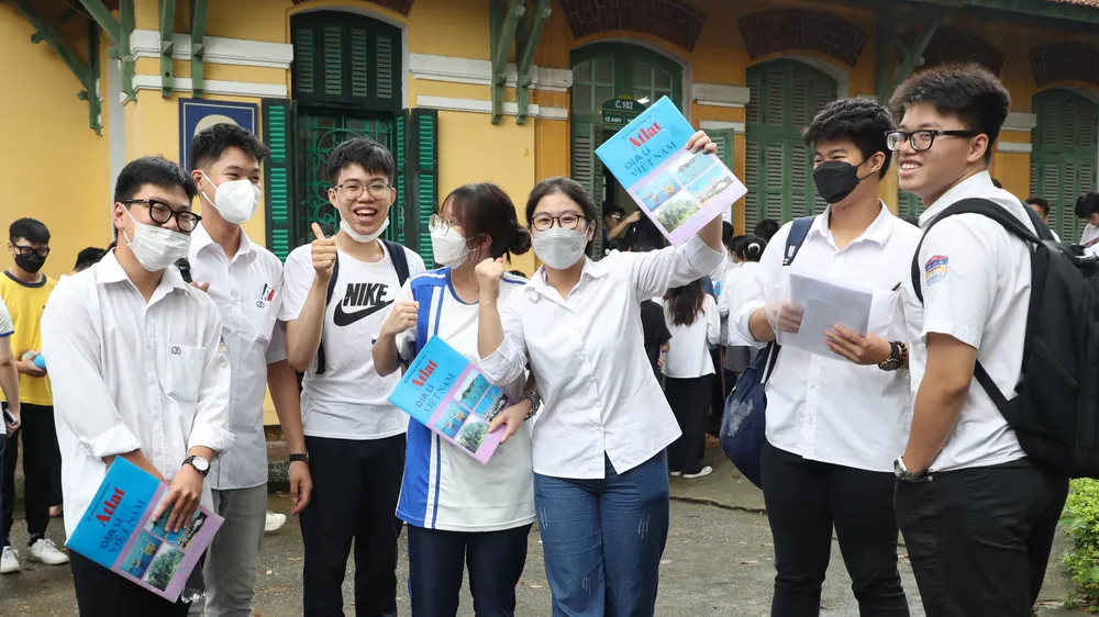 Thí sinh dự thi tốt nghiệp THPT 2022. Ảnh: QUANG PHÚC