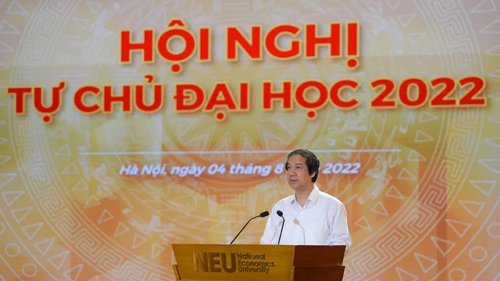 Hội nghị tự chủ đại học năm 2022.
