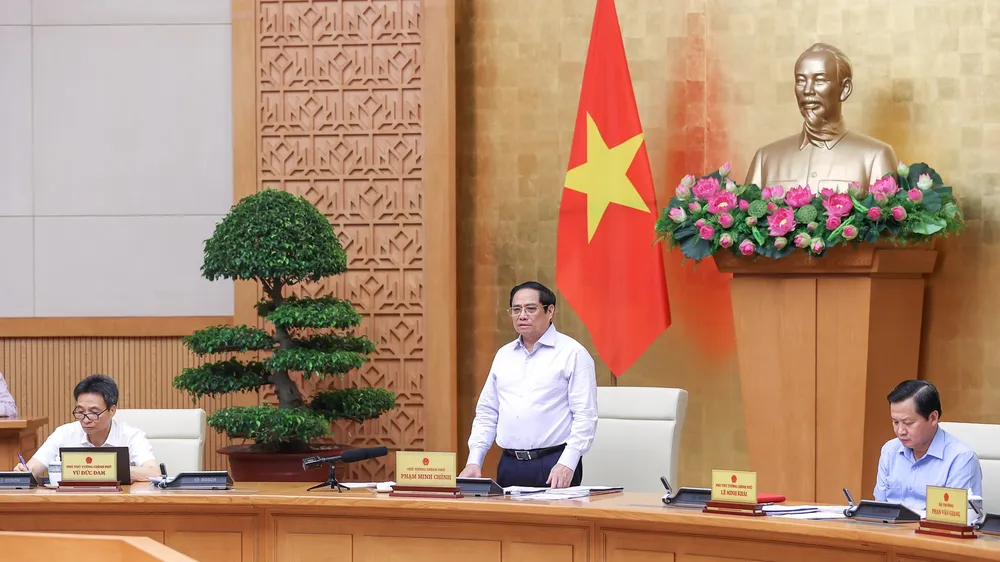 Chính phủ họp thường kỳ tháng 9. Ảnh: VIẾT CHUNG