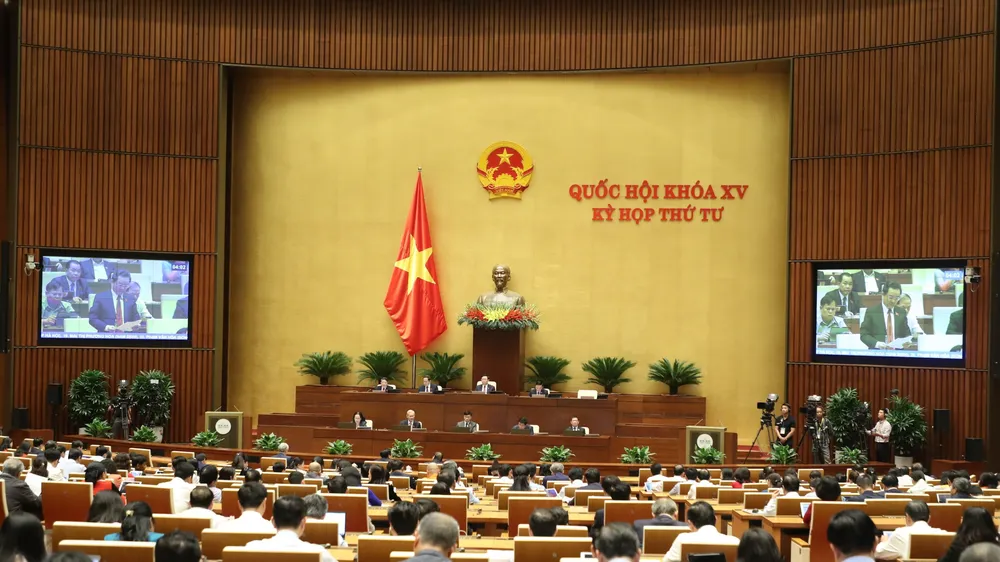 Họp Quốc hội chiều 27-10: Ảnh: QUANG PHÚC