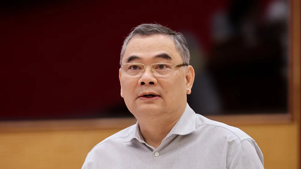  Trung tướng Tô Ân Xô, Chánh Văn phòng Bộ Công an. ẢNH: VIẾT CHUNG