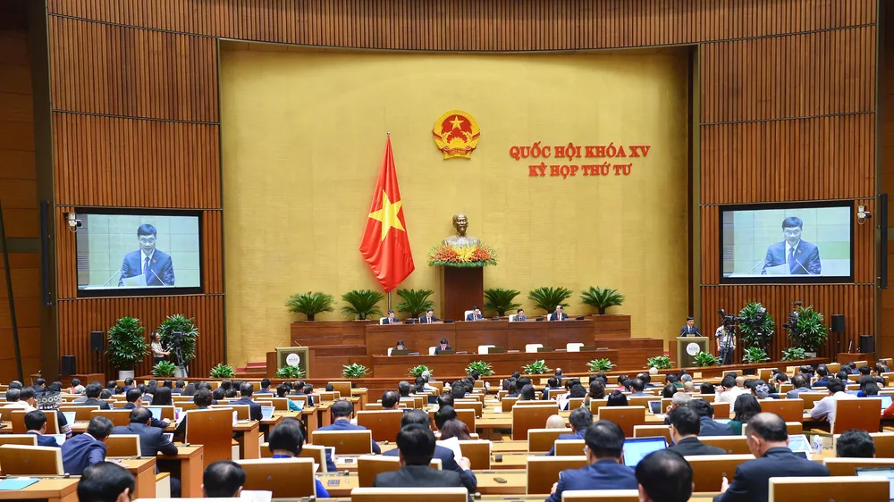 Quốc hội chiều 15-11. Ảnh: QUANG PHÚC