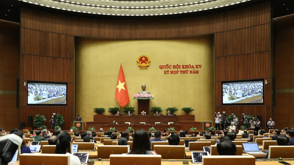 Quốc hội chiều 24-6. Ảnh: QUANG PHÚC