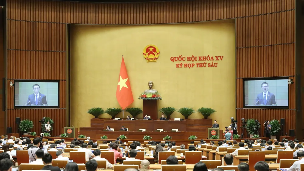 Quốc hội sáng 10-11. Ảnh: QUANG PHÚC
