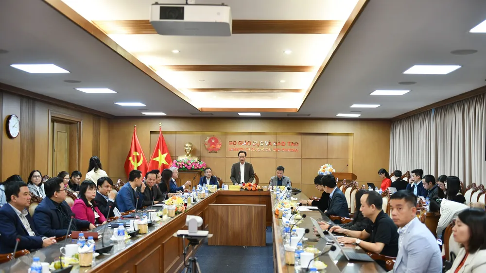 Quang cảnh buổi họp báo