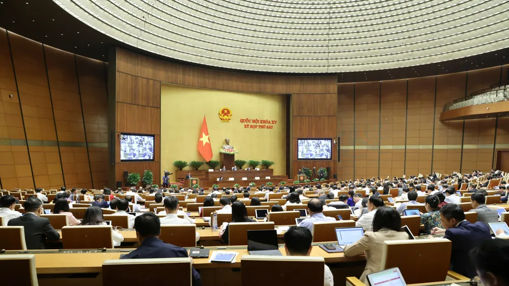 Quốc hội sáng 27-11. Ảnh: QUANG PHÚC