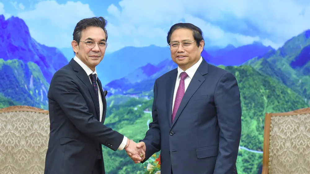 Thủ tướng Phạm Minh Chính tiếp Đại sứ Thái Lan Nikorndej Balankura