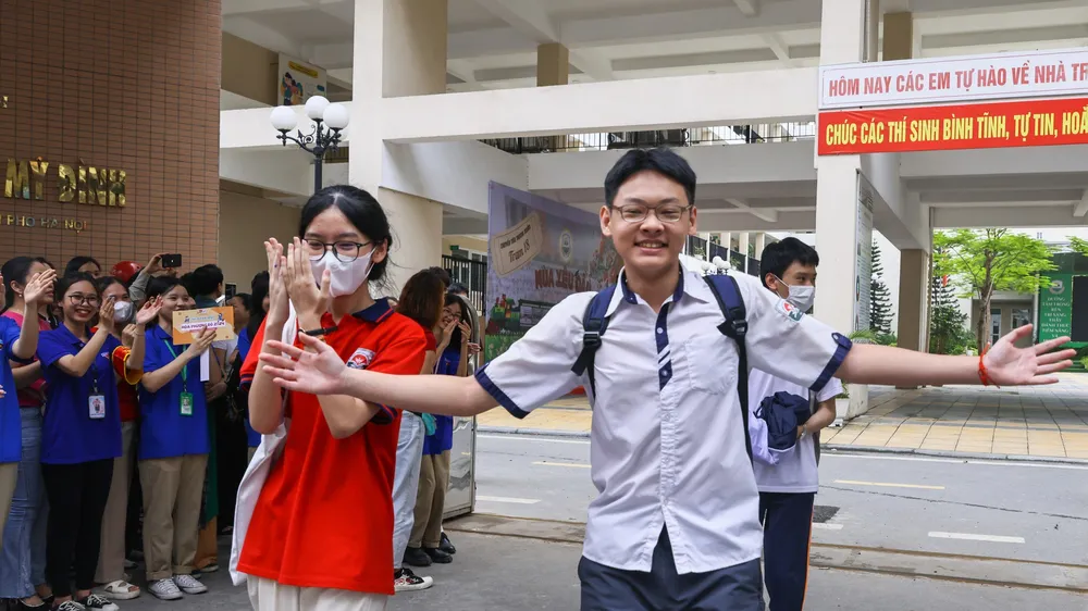 Thí sinh dự thi tốt nghiệp THPT 2024