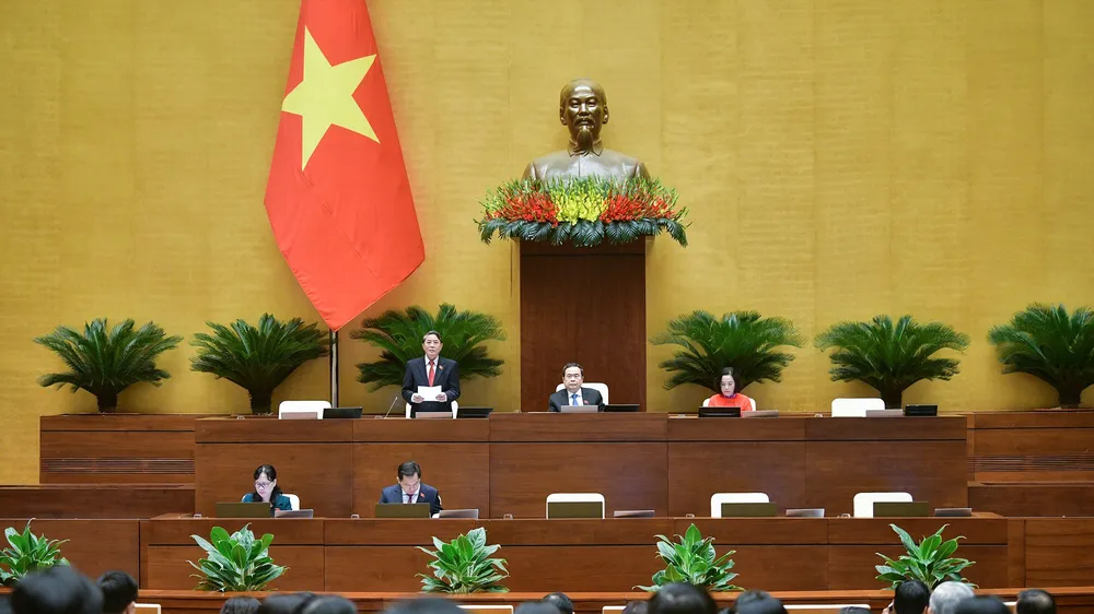 Quốc hội sáng 26-6. Ảnh: VIẾT CHUNG