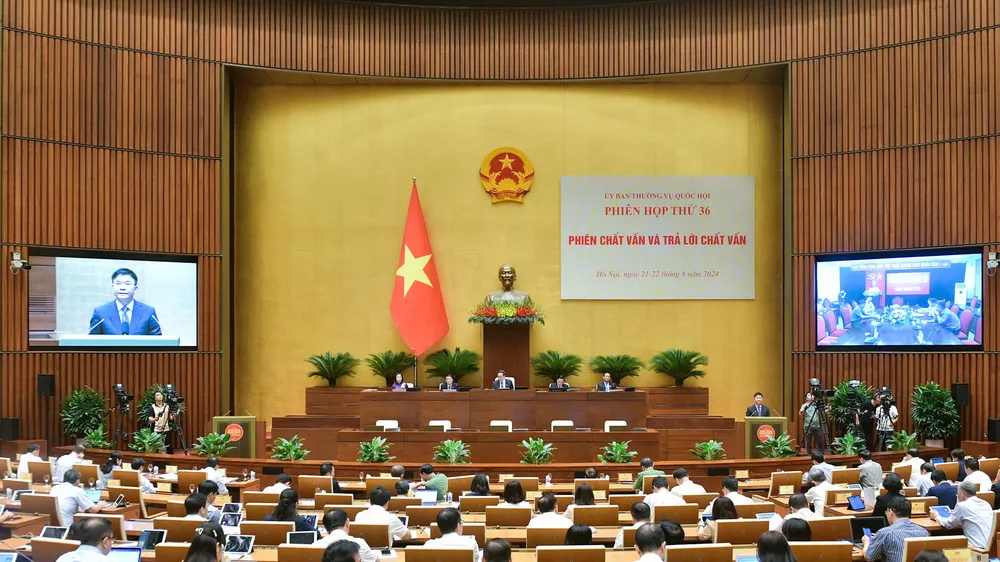 Phiên họp của Ủy ban Thường vụ Quốc hội