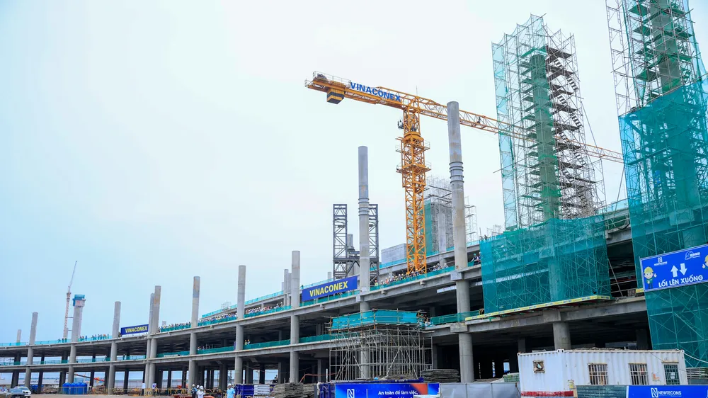 Công trường thi công dự án Cảng hàng không quốc tế Long Thành