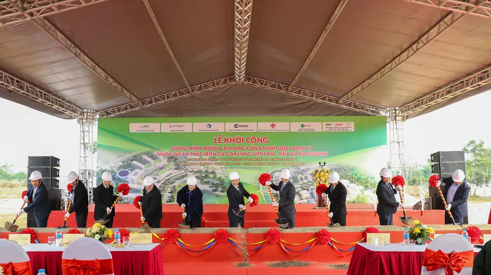 Khởi công xây dựng công trình Trường Đại học Công nghệ tại Hòa Lạc