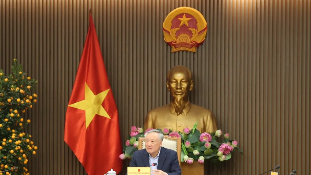 Phó Thủ tướng Thường trực Nguyễn Hòa Bình chủ trì cuộc họp