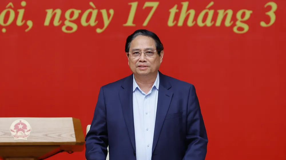 Ủy viên Bộ Chính trị, Bí thư Đảng ủy Chính phủ, Thủ tướng Phạm Minh Chính, Trưởng Đoàn kiểm tra số 1908
