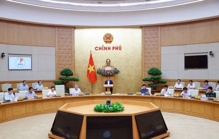 Thủ tướng Phạm Minh Chính chủ trì phiên họp Chính phủ chuyên đề về xây dựng pháp luật tháng 5