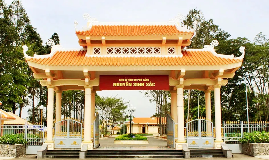 Khu di tích lịch sử Mộ cụ Phó bảng Nguyễn Sinh Sắc, phường Cao Lãnh, tỉnh Đồng Tháp.