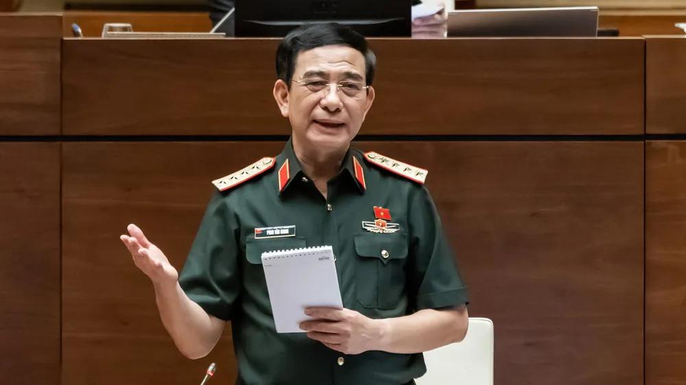 Đại tướng Phan Văn Giang, Bộ trưởng Bộ Quốc phòng. Ảnh: VIẾT CHUNG