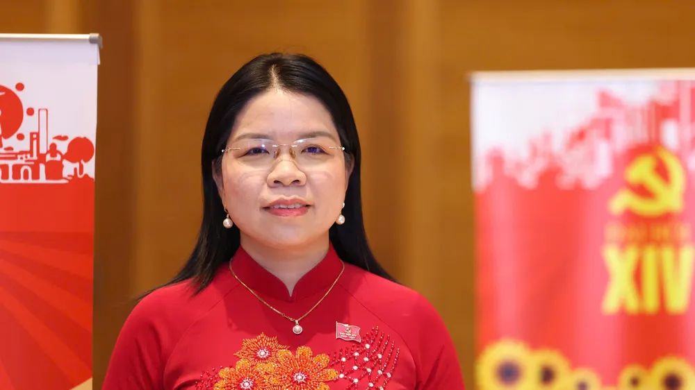 Đồng chí Nguyễn Thị Ngọc Xuân, Phó Trưởng đoàn chuyên trách Đoàn đại biểu Quốc hội TPHCM khóa XV, Đoàn đại biểu Đảng bộ TPHCM. Ảnh: QUANG PHÚC
