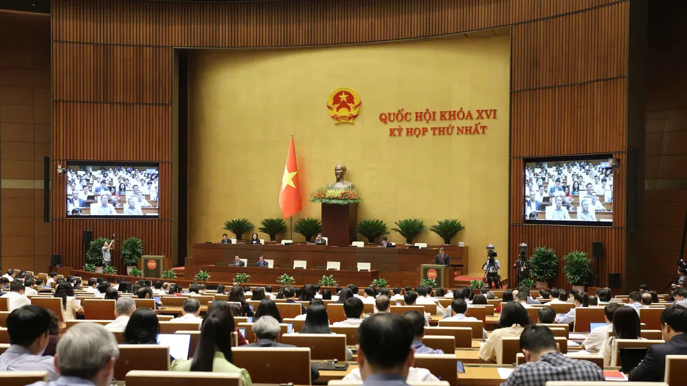 Kỳ họp thứ nhất Quốc hội khóa XVI. Ảnh: QUANG PHÚC
