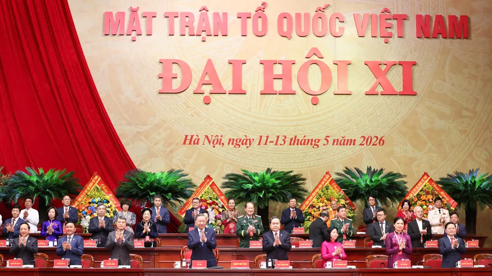 Khai mạc trọng thể Đại hội đại biểu toàn quốc MTTQ Việt Nam lần thứ XI, nhiệm kỳ 2026-2031 