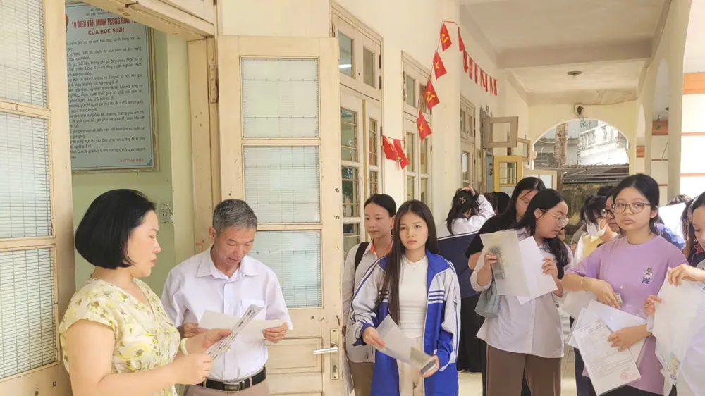 Thí sinh dự thi tốt nghiệp THPT năm 2026. Ảnh: LÂM NGUYÊN