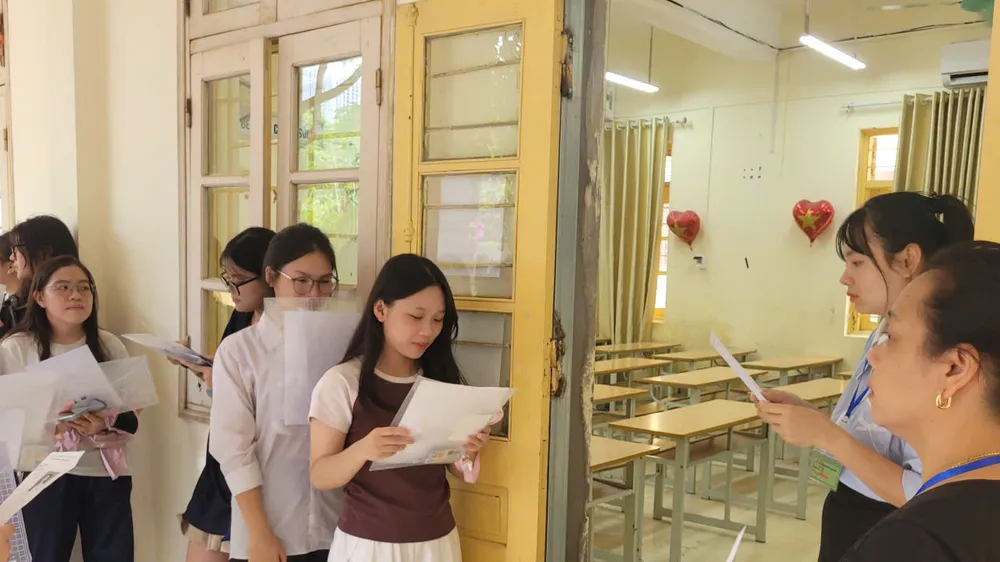 Thí sinh Hà Nội dự thi tốt nghiệp THPT năm 2026. Ảnh: PHAN THẢO