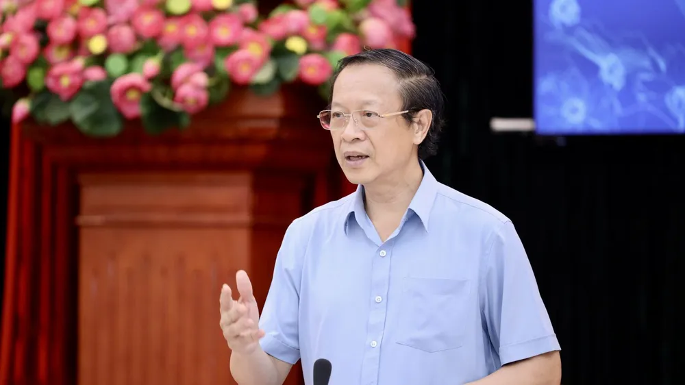Thứ trưởng Thường trực Bộ GD-ĐT Phạm Ngọc Thưởng. Ảnh: MOET