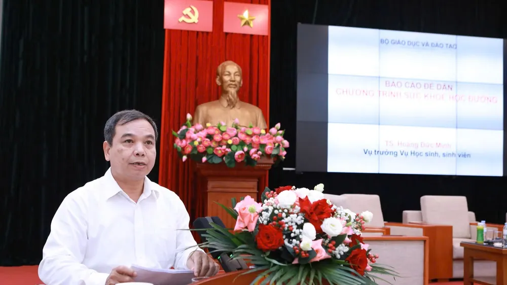 Ông Hoàng Đức Minh - Vụ trưởng Vụ Học sinh, sinh viên (Bộ GD-ĐT). Ảnh: ĐÌNH TUỆ