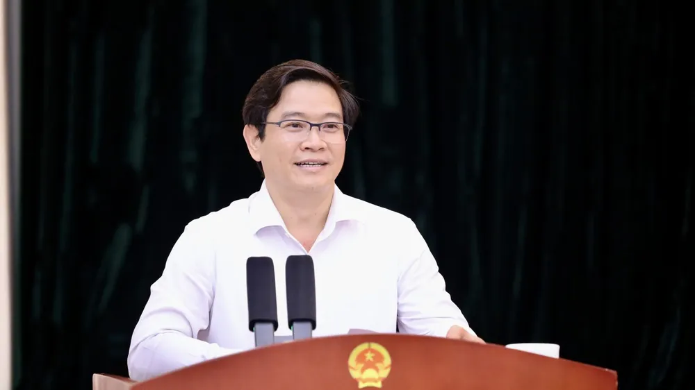 Vụ trưởng Vụ Giáo dục Phổ thông, Bộ GD-ĐT Thái Văn Tài. Ảnh: ANH KIM