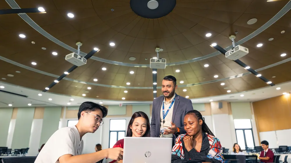 Sinh viên Trường Đại học VinUni. Ảnh: MẠNH CƯỜNG