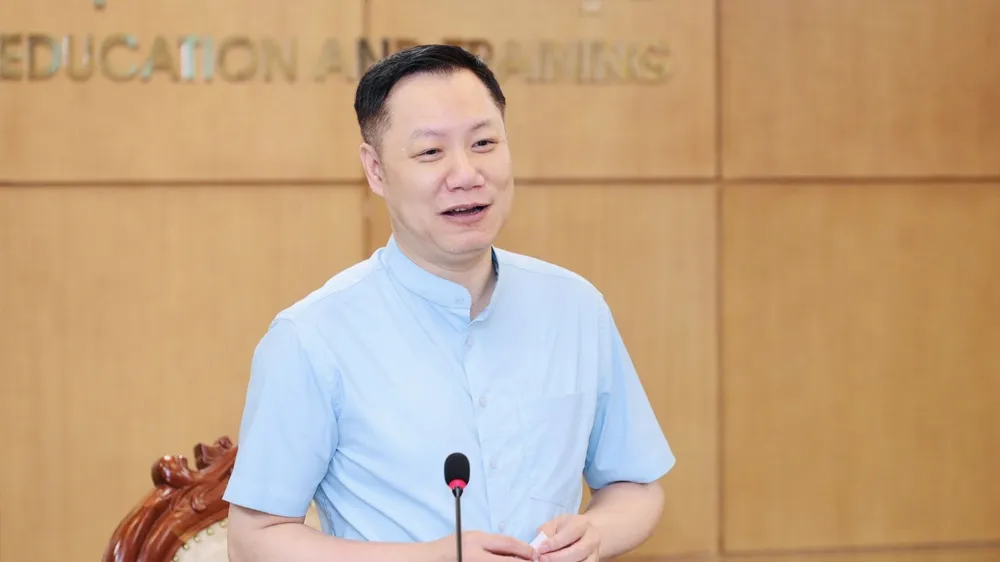 Ông Nguyễn Tiến Thảo, Vụ trưởng Vụ Giáo dục Đại học (Bộ GD-ĐT). Ảnh: THU HẰNG