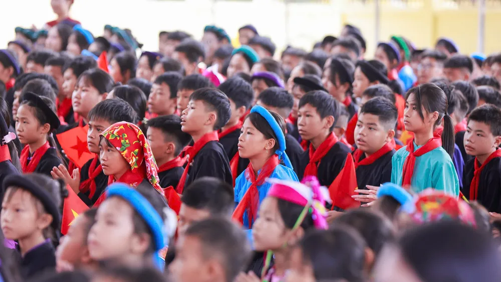 Trường phổ thông nội trú tiểu học và THCS Bình Liêu, tỉnh Quảng Ninh. Ảnh: VIẾT CHUNG