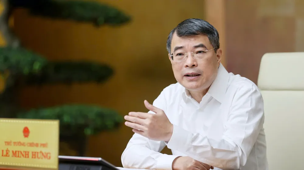 Thủ tướng Lê Minh Hưng chủ trì cuộc làm việc với các bộ, ngành, cơ quan liên quan về 4 dự án luật, ngày 10-9. Ảnh: VIẾT CHUNG