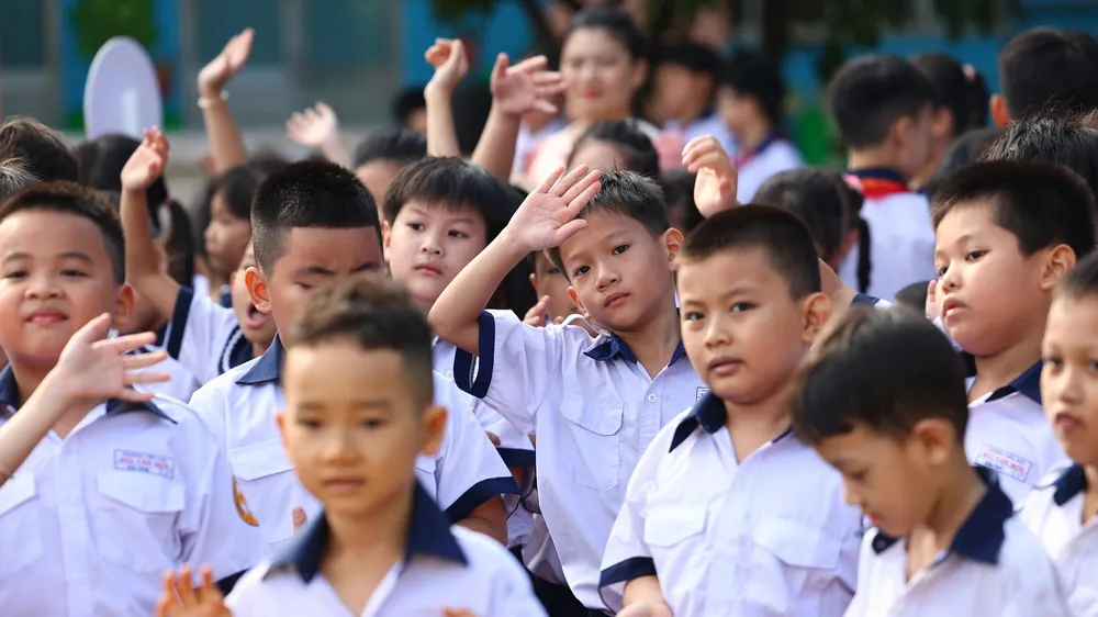 Học sinh cuối cấp sẽ làm bài kiểm tra định kỳ theo đề chung, cho phép kiểm tra trên máy tính